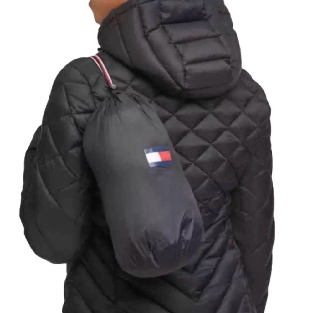Tommy Hilfiger Jacket Packable Bag Lightweight Size Women's Small 4/6 NEW - Picture 10 of 10